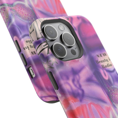 MagSafe "mic check" airbrush iPhone case