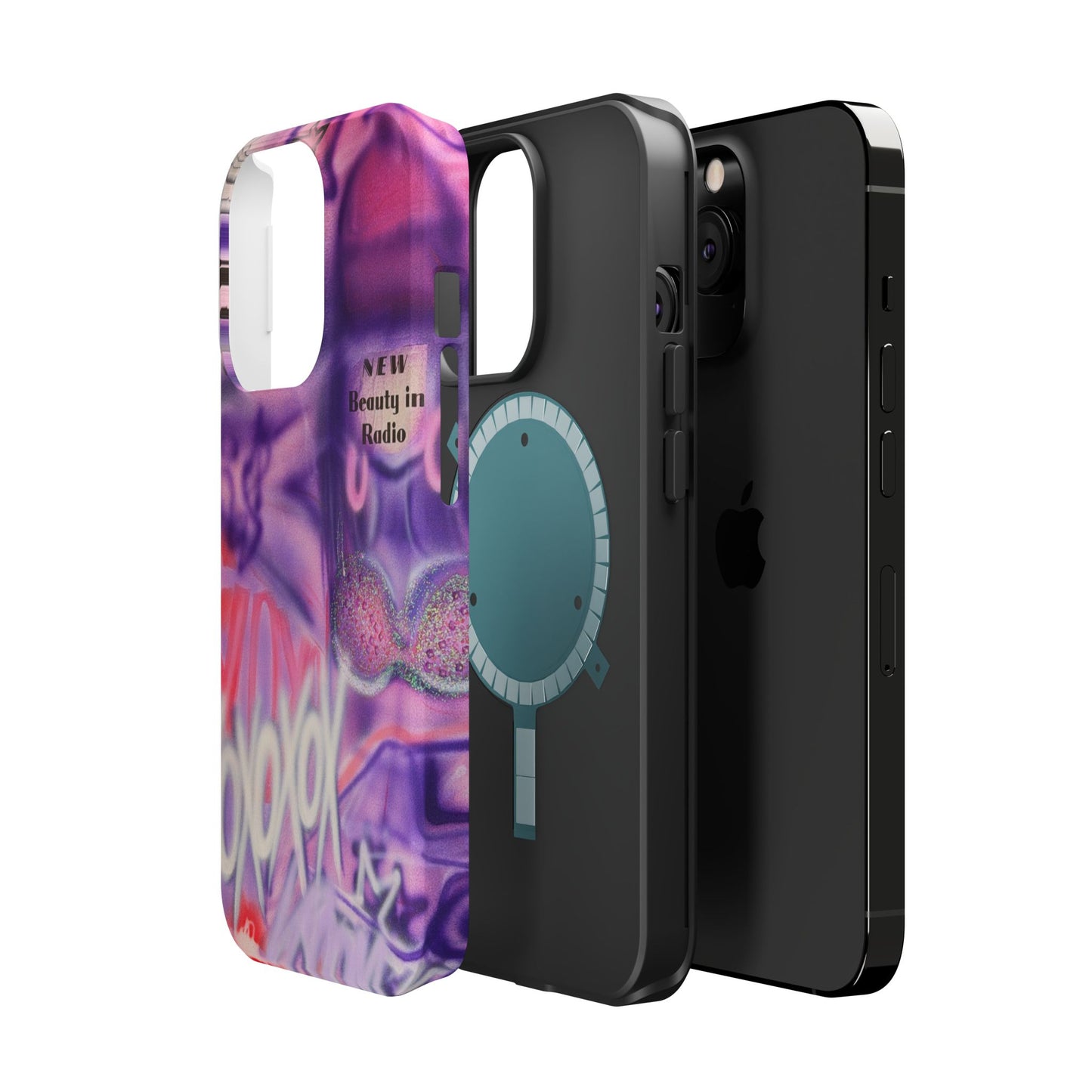 MagSafe "mic check" airbrush iPhone case