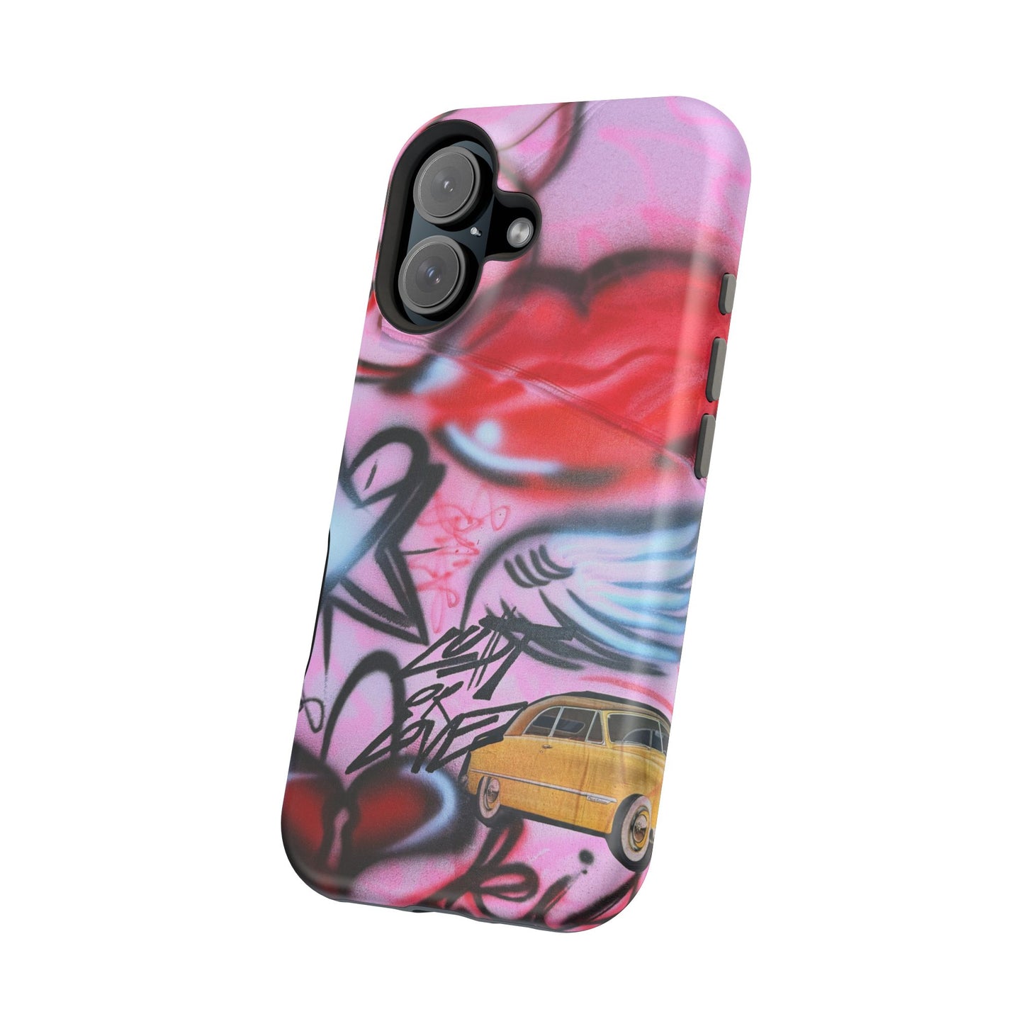MagSafe "lust or love" airbrush iPhone case