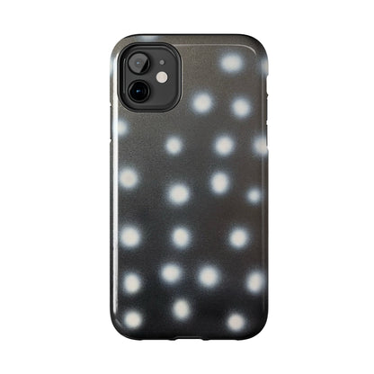 "coconut noir polka dot" airbrush iPhone case