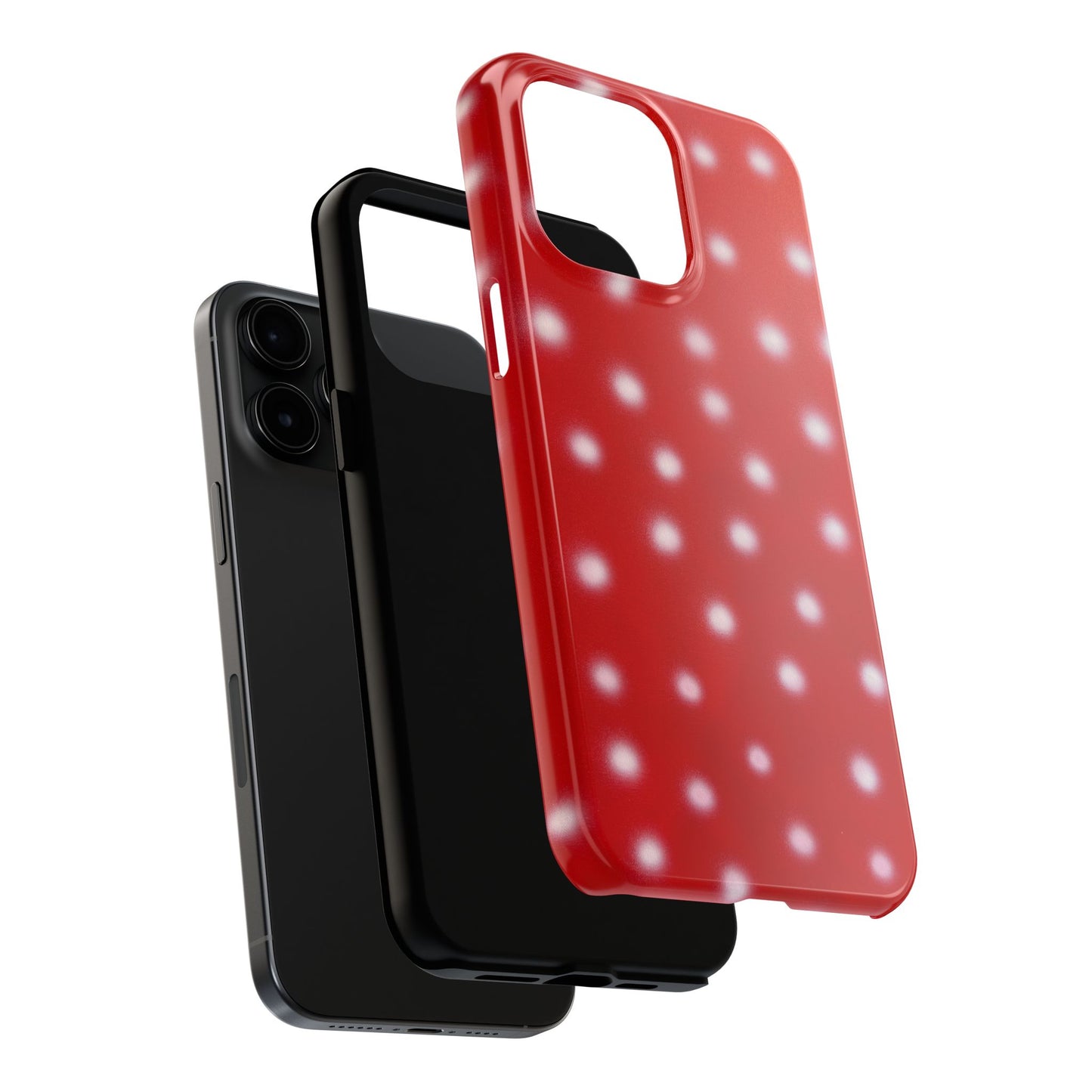 "cherry crush polka dot" airbrush iPhone case