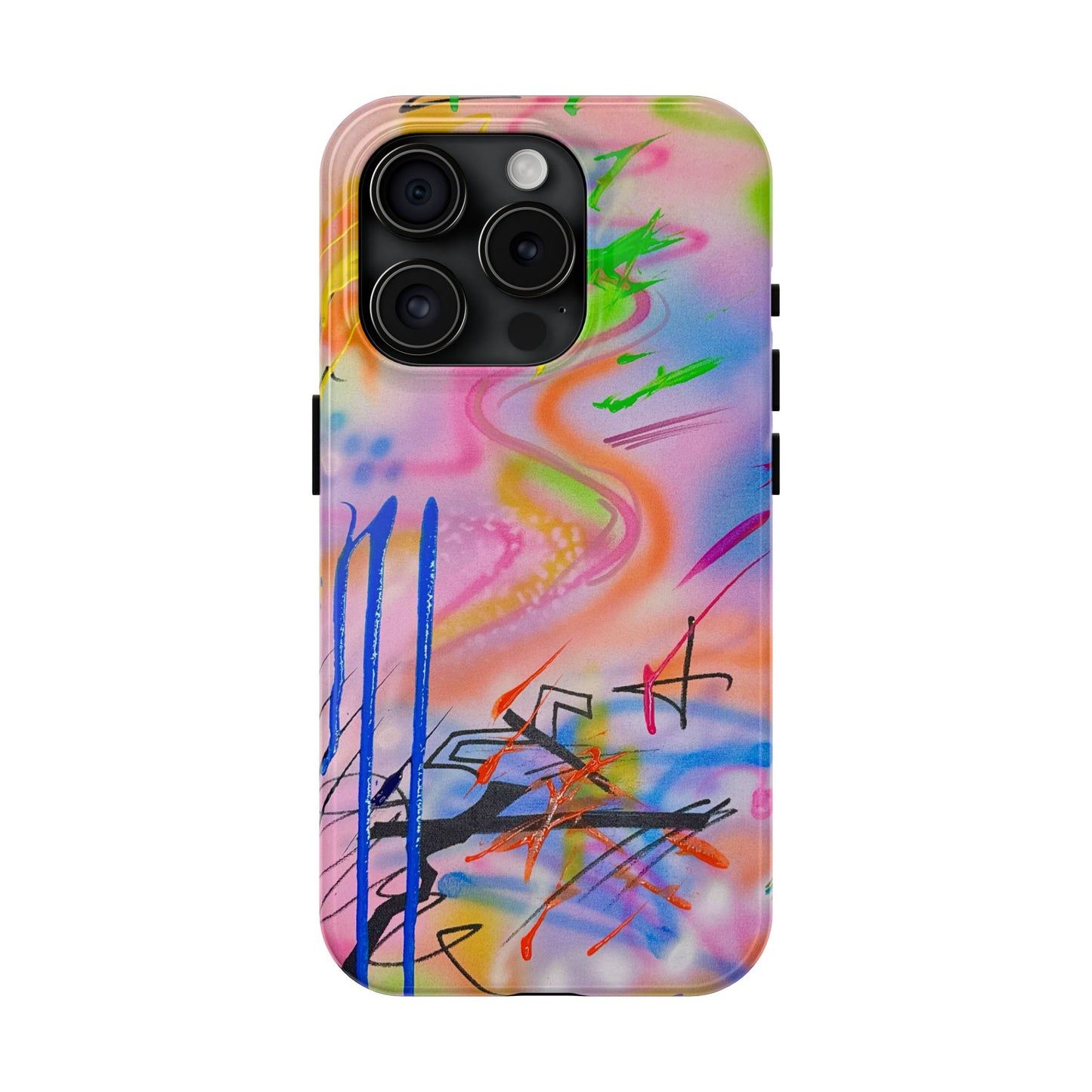 "neon haze" airbrush iPhone case