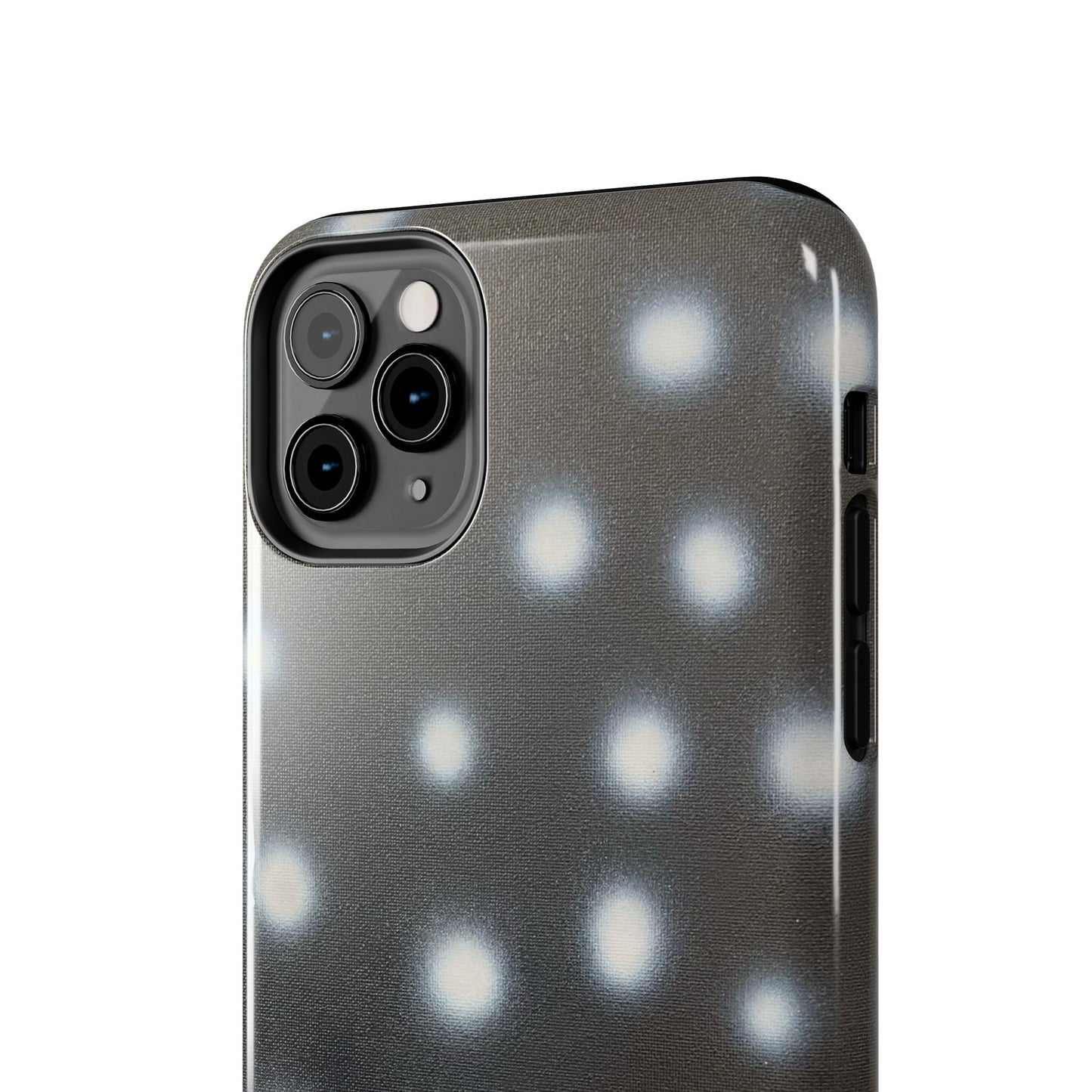 "coconut noir polka dot" airbrush iPhone case
