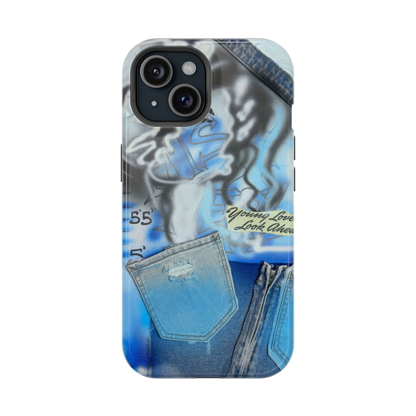 MagSafe "young lovers" airbrush iPhone case