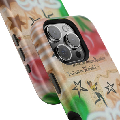 MagSafe "the rodeo" airbrush iPhone case