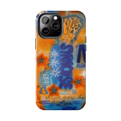 "syracuse" airbrush iPhone case