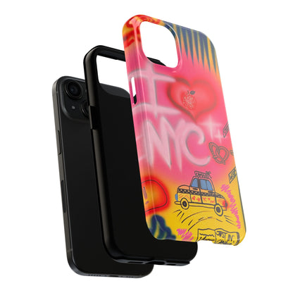 "in the city" airbrush iPhone case