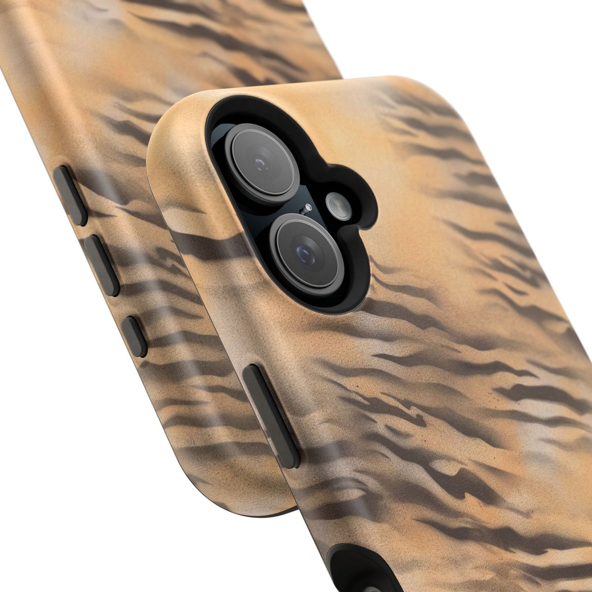 MagSafe "neutral tiger" airbrush iPhone case