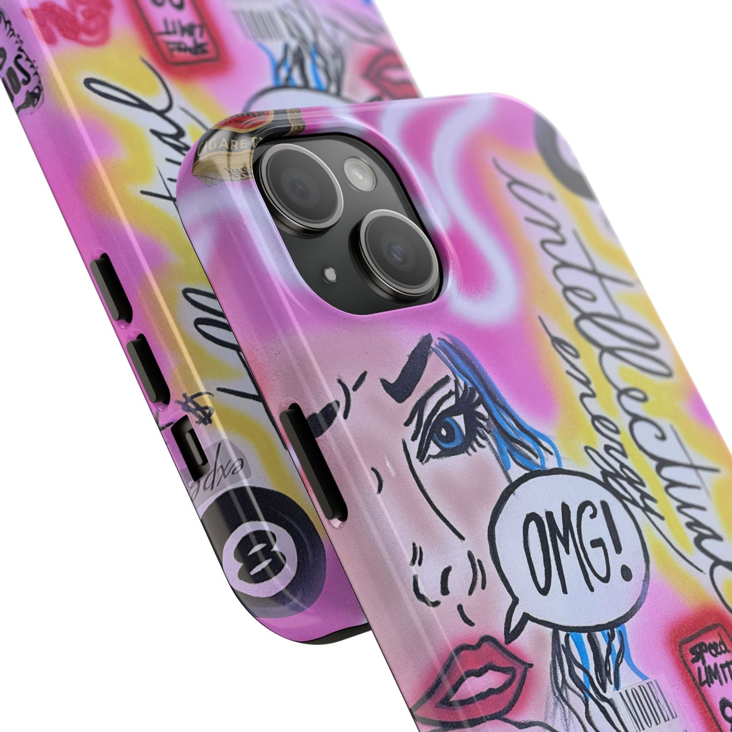 "intellectual energy" airbrush iPhone case