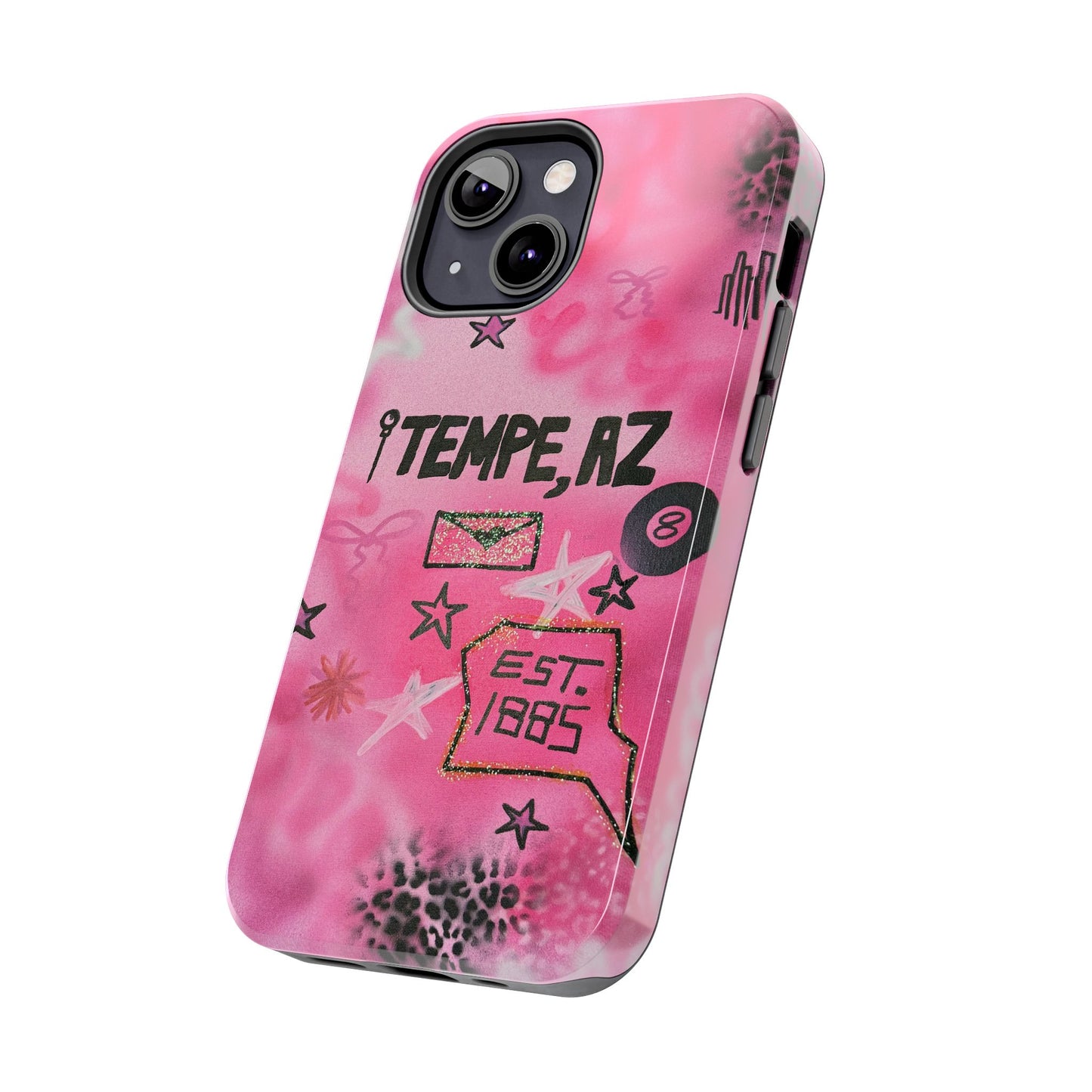 "tempe, az pt. 2" airbrush iPhone case