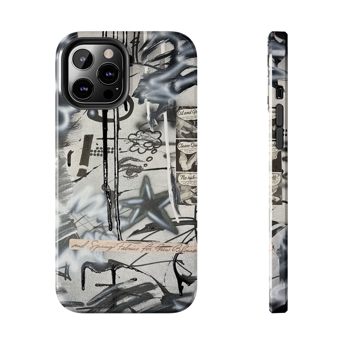 "monochrome mood" airbrush iPhone case