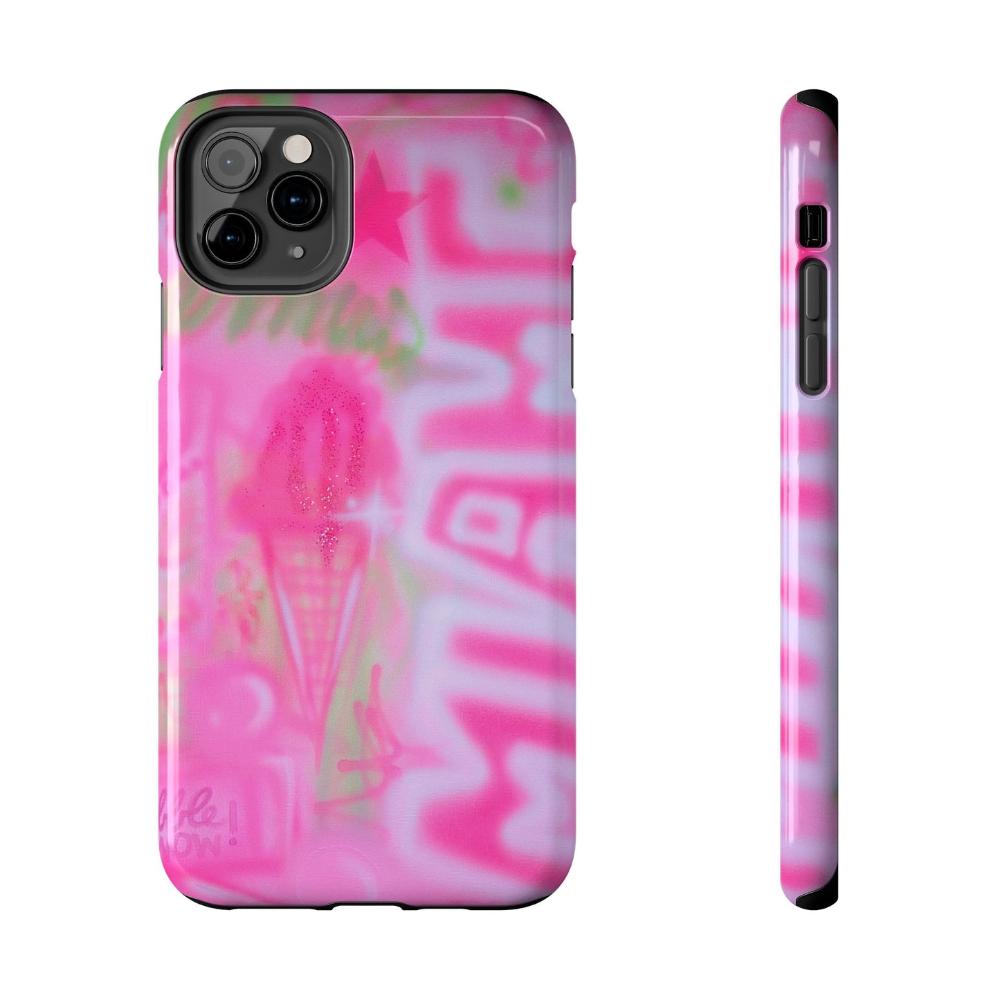 "sunset sorbet" airbrush iPhone case