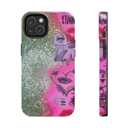 "glitter gloss" airbrush iPhone case