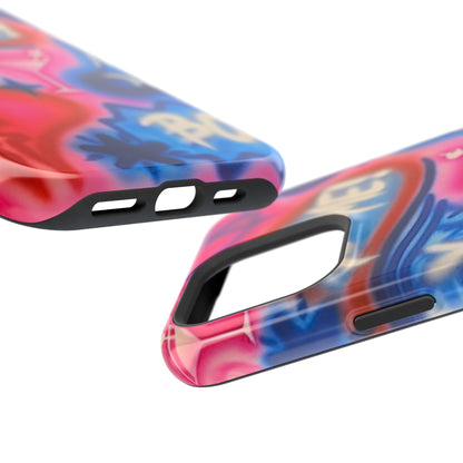 MagSafe "kiss me pt. 2" Airbrush iPhone Hülle