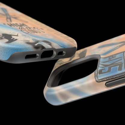 MagSafe „high in the clouds“ Airbrush iPhone Hülle