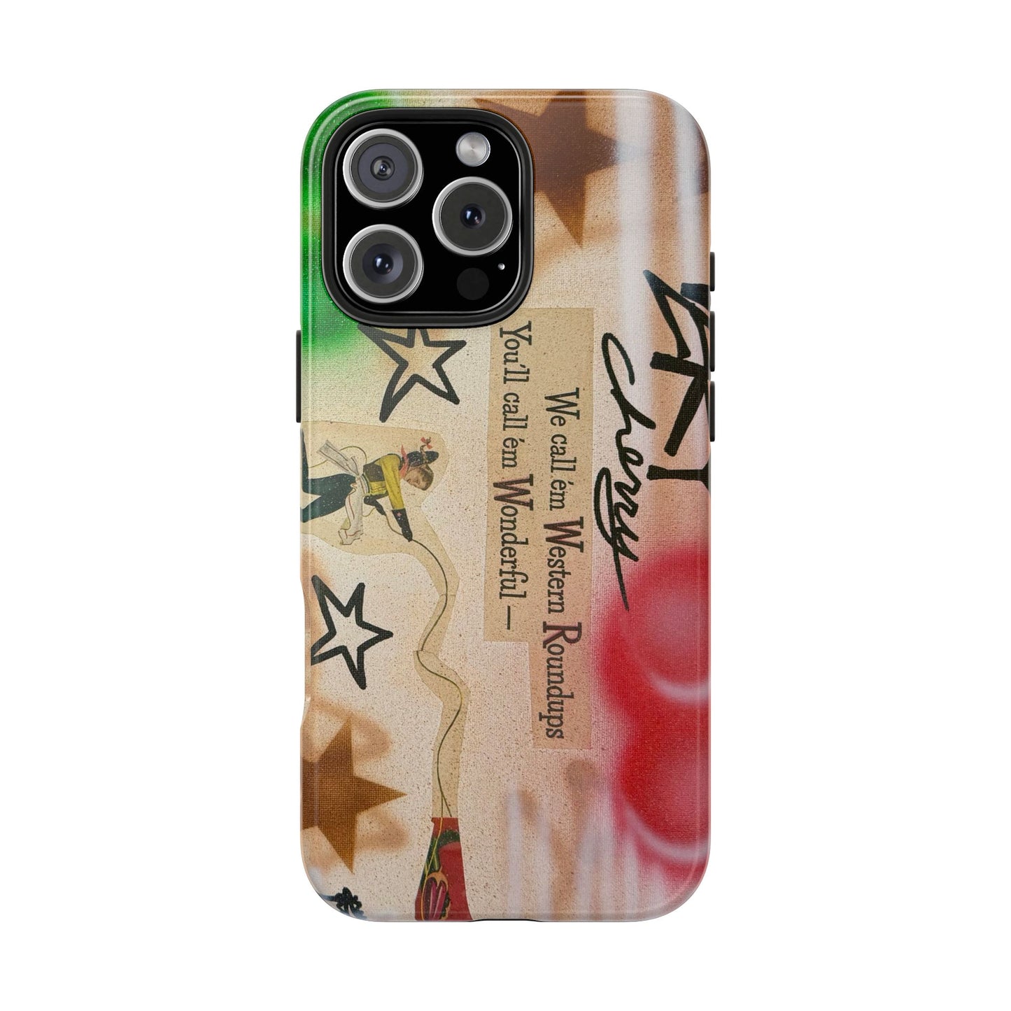 "very cherry" airbrush iPhone case