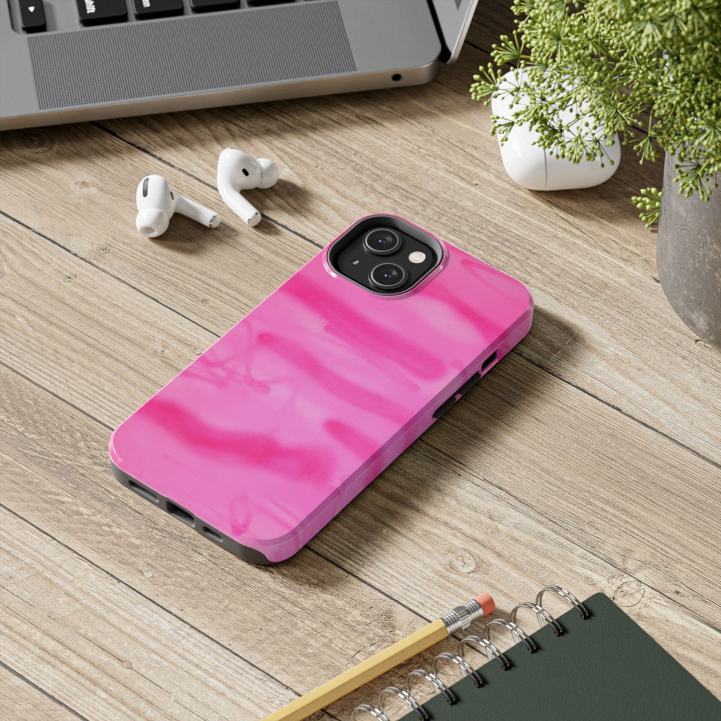 "pink camo" airbrush iPhone case