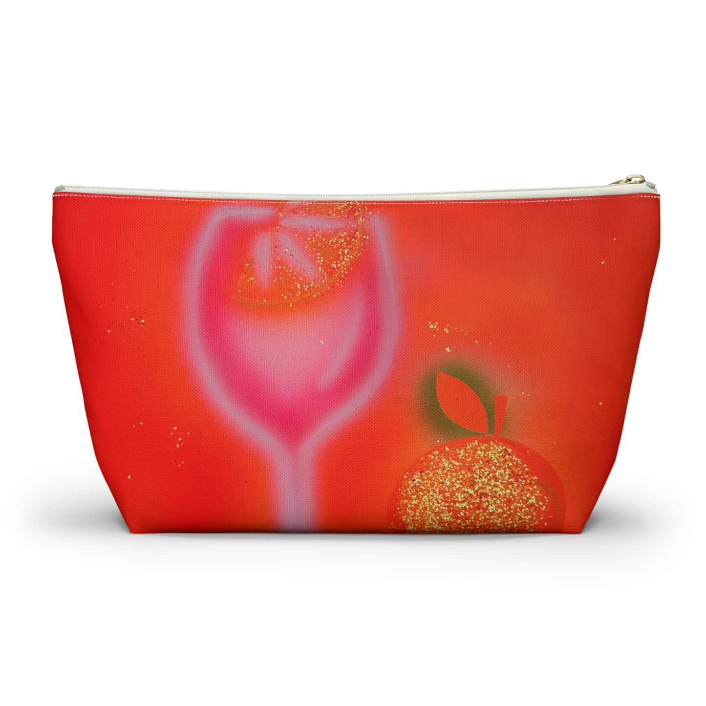 "aperol spritz" airbrush makeup pouch