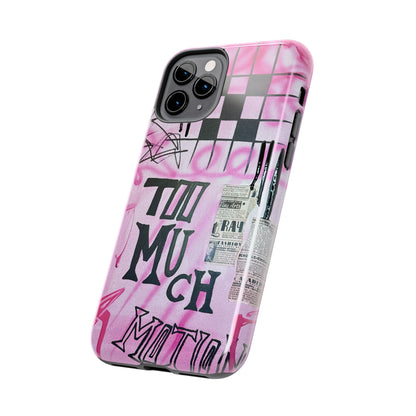 "too much motion" airbrush iPhone case