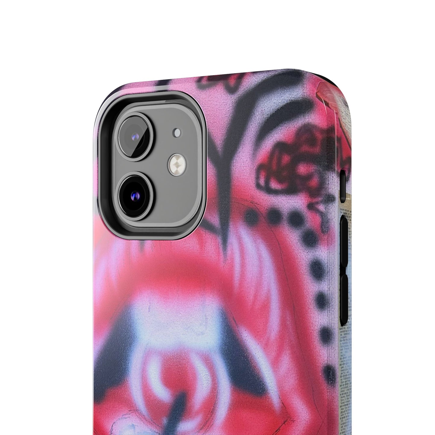 "be happy go lucky" airbrush iPhone case