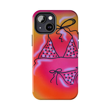 "glitter bikini" airbrush iPhone case