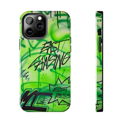 "east lansing, mi" airbrush iPhone case