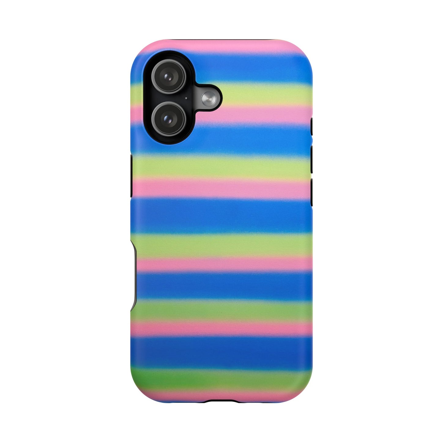 MagSafe "sherbet stripes" airbrush iPhone case
