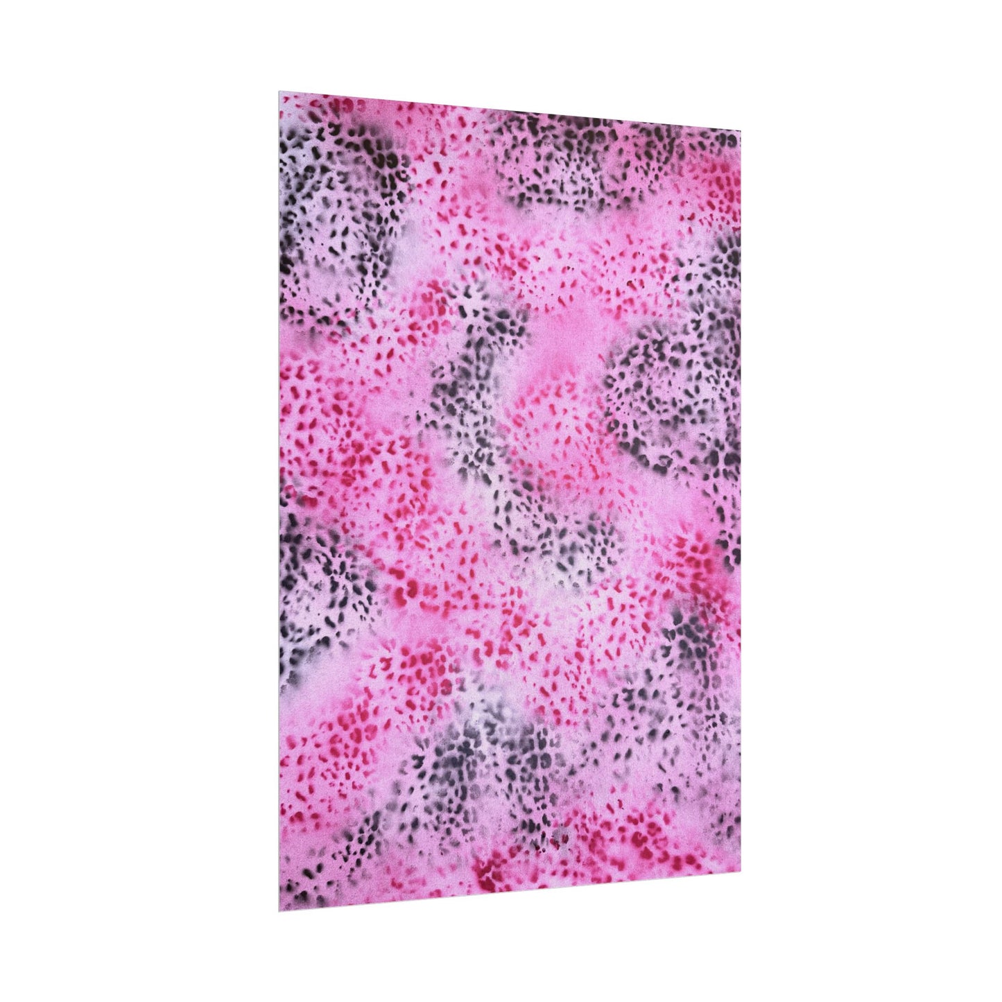 "pink cheetah" airbrush rolled print