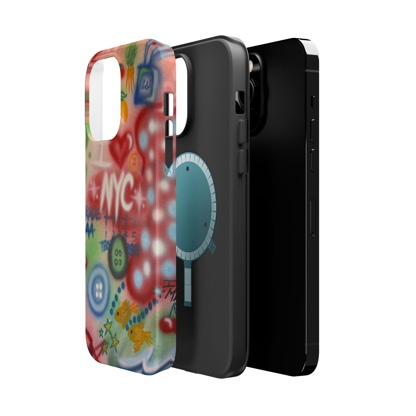 MagSafe "i <3 NYC" airbrush iPhone case