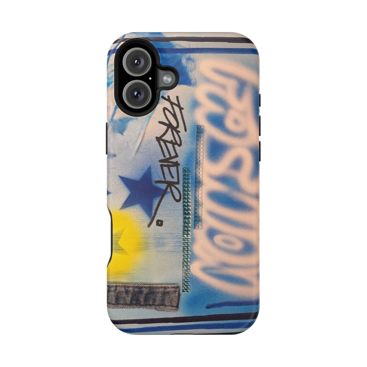 MagSafe "fashion forever" airbrush iPhone case