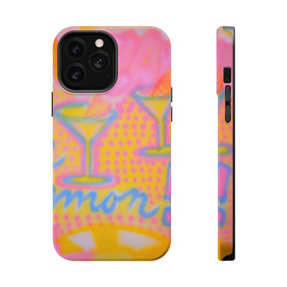 MagSafe "lemontini" airbrush iPhone case