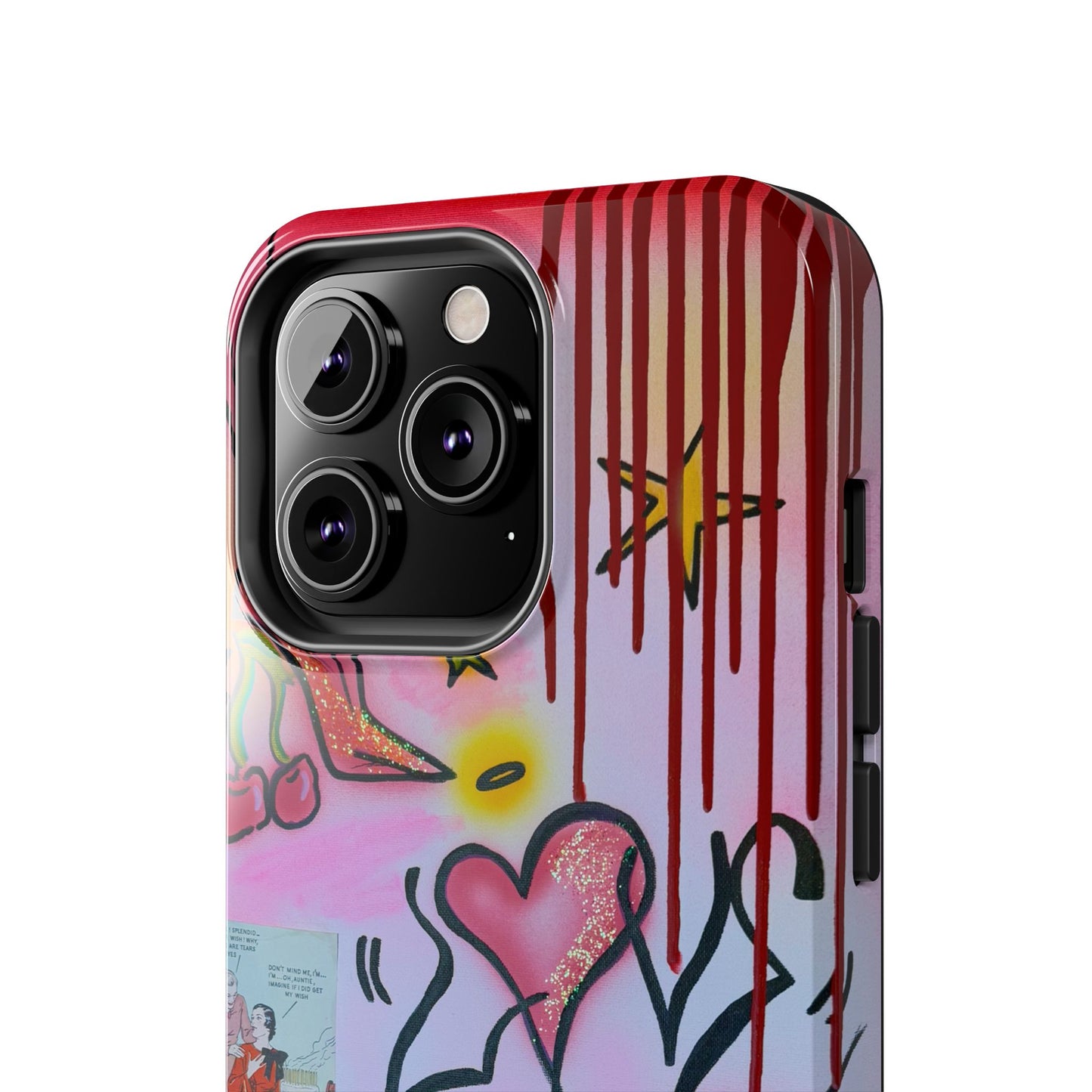 "cherry luvr" airbrush iPhone case