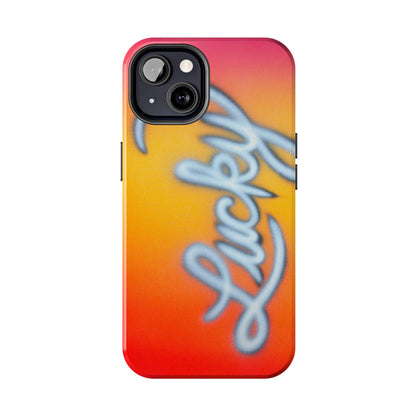 "lucky" airbrush iPhone case