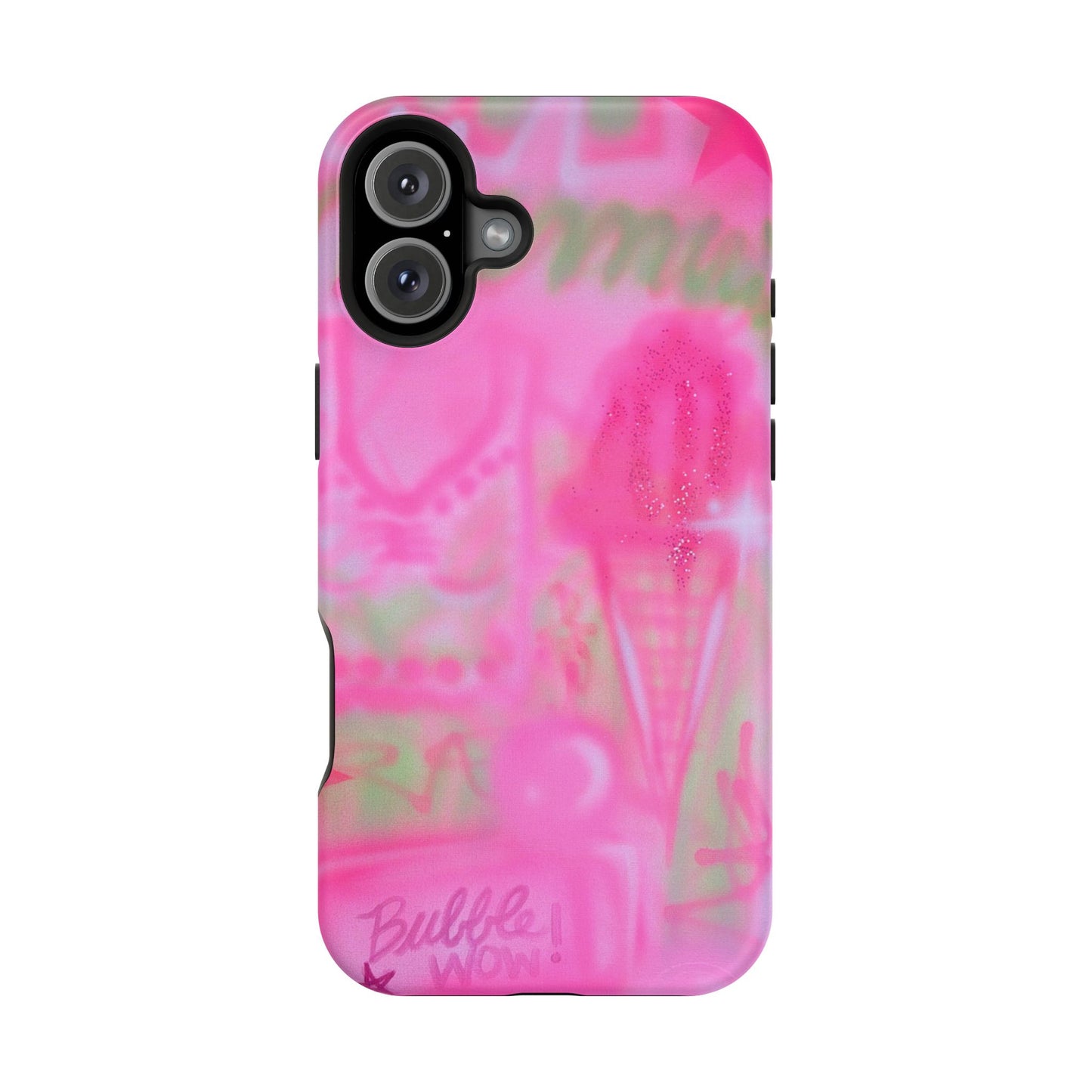 MagSafe "miami matcha" airbrush iPhone case