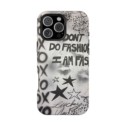MagSafe "i am fashion" airbrush iPhone case