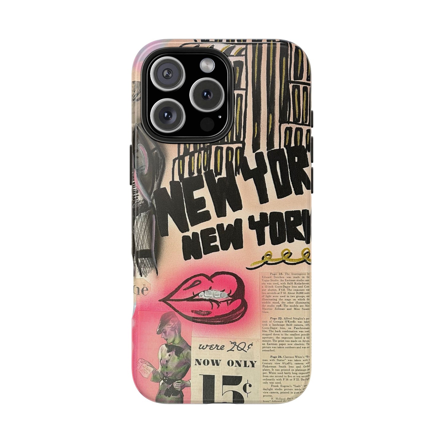 "new york, new york!" airbrush iPhone case