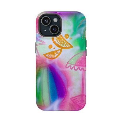 MagSafe "on the beach" airbrush iPhone case