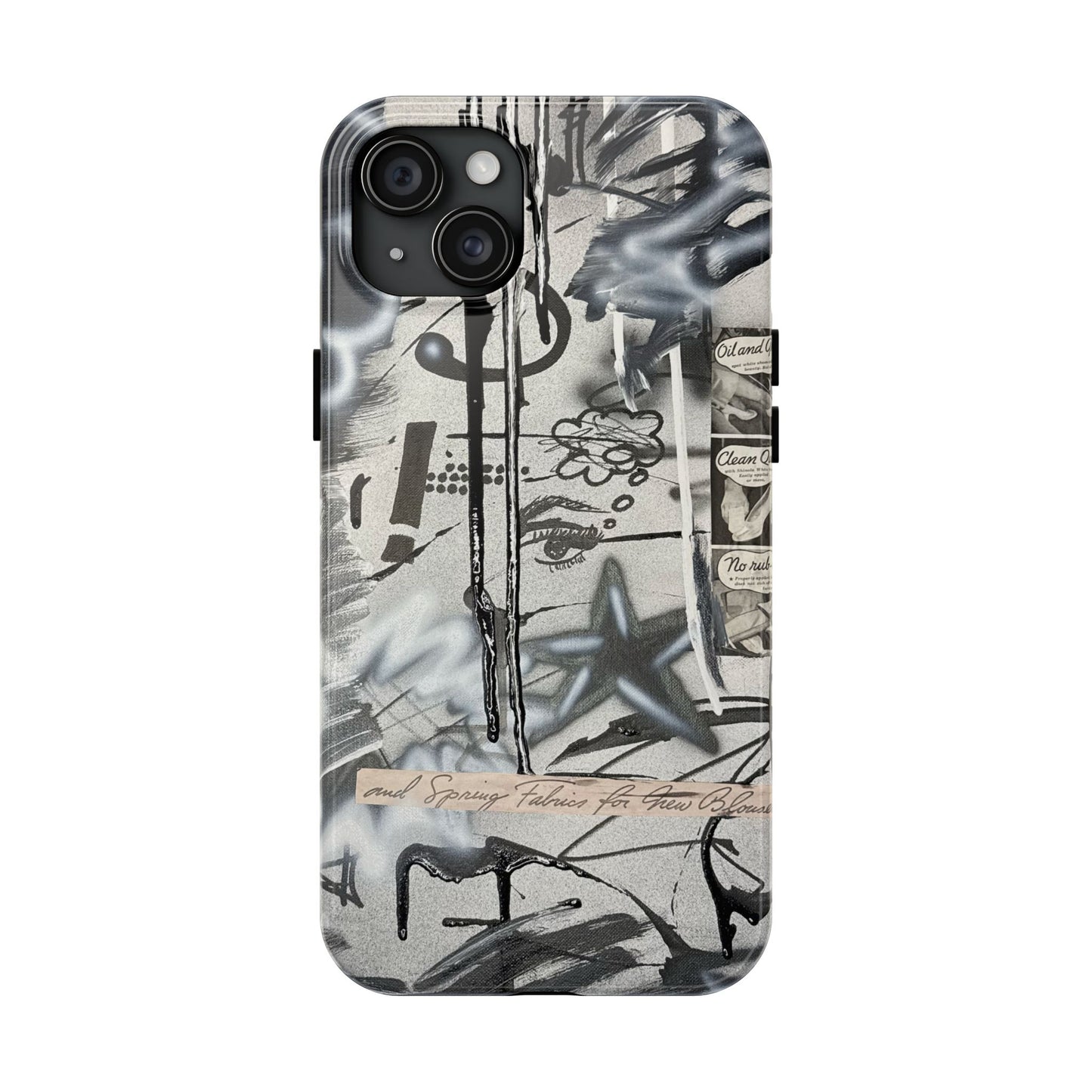 "monochrome mood" airbrush iPhone case