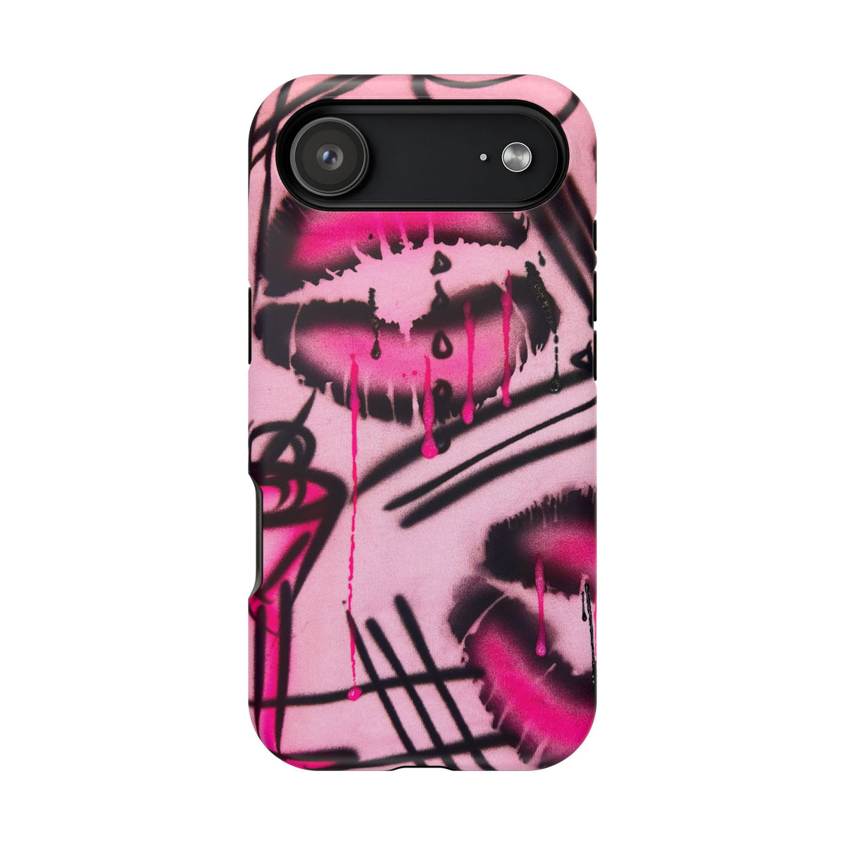 MagSafe "glossy pout" airbrush iPhone case