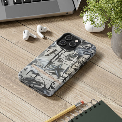 "monochrome mood" airbrush iPhone case