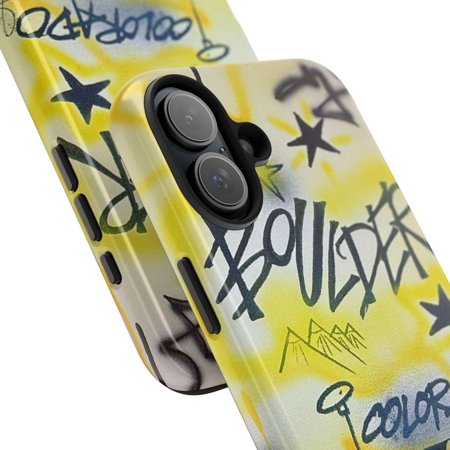 "boulder" airbrush iPhone case
