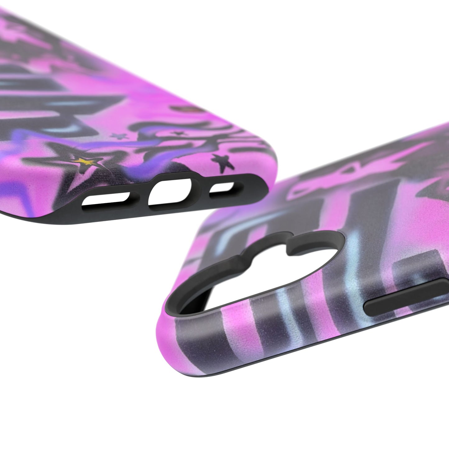 MagSafe "neon nights" airbrush iPhone case