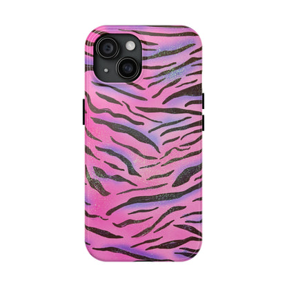 "glitter zebra" airbrush iPhone case