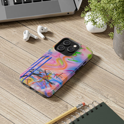 "neon haze" airbrush iPhone case