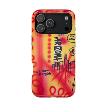 MagSafe "tempe, az" airbrush iPhone case