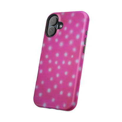 MagSafe "bubblegum polka dot" airbrush iPhone case