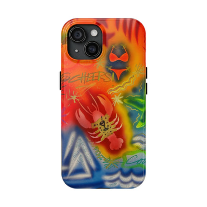 "tipsy lobster" airbrush iPhone case