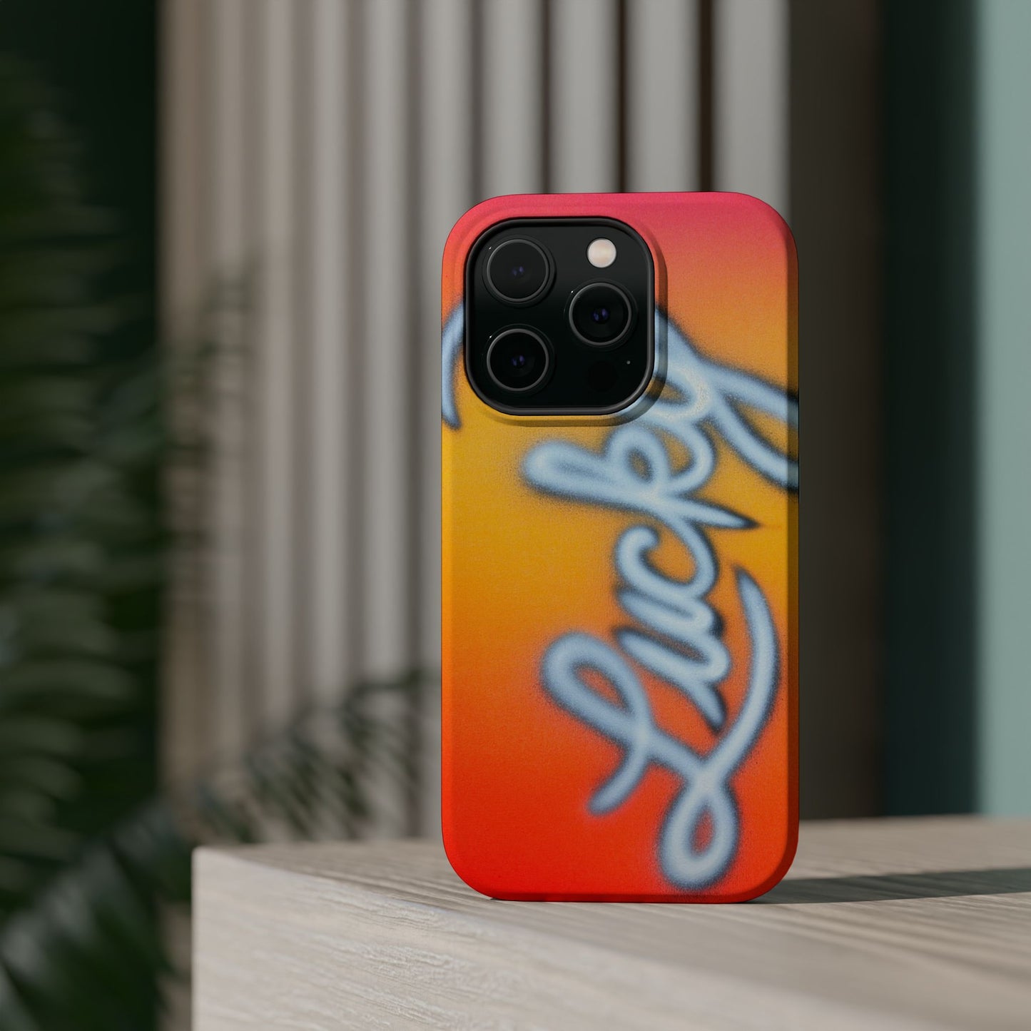 MagSafe "lucky" airbrush iPhone case