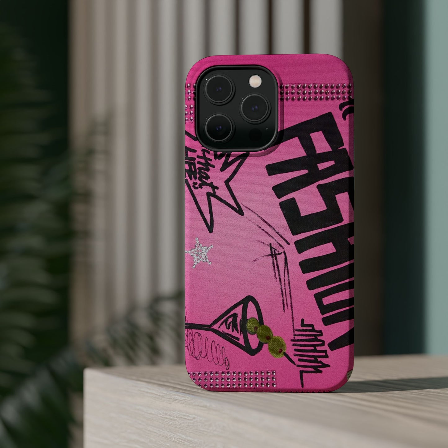 MagSafe "high fashion pt. 2" airbrush iPhone case