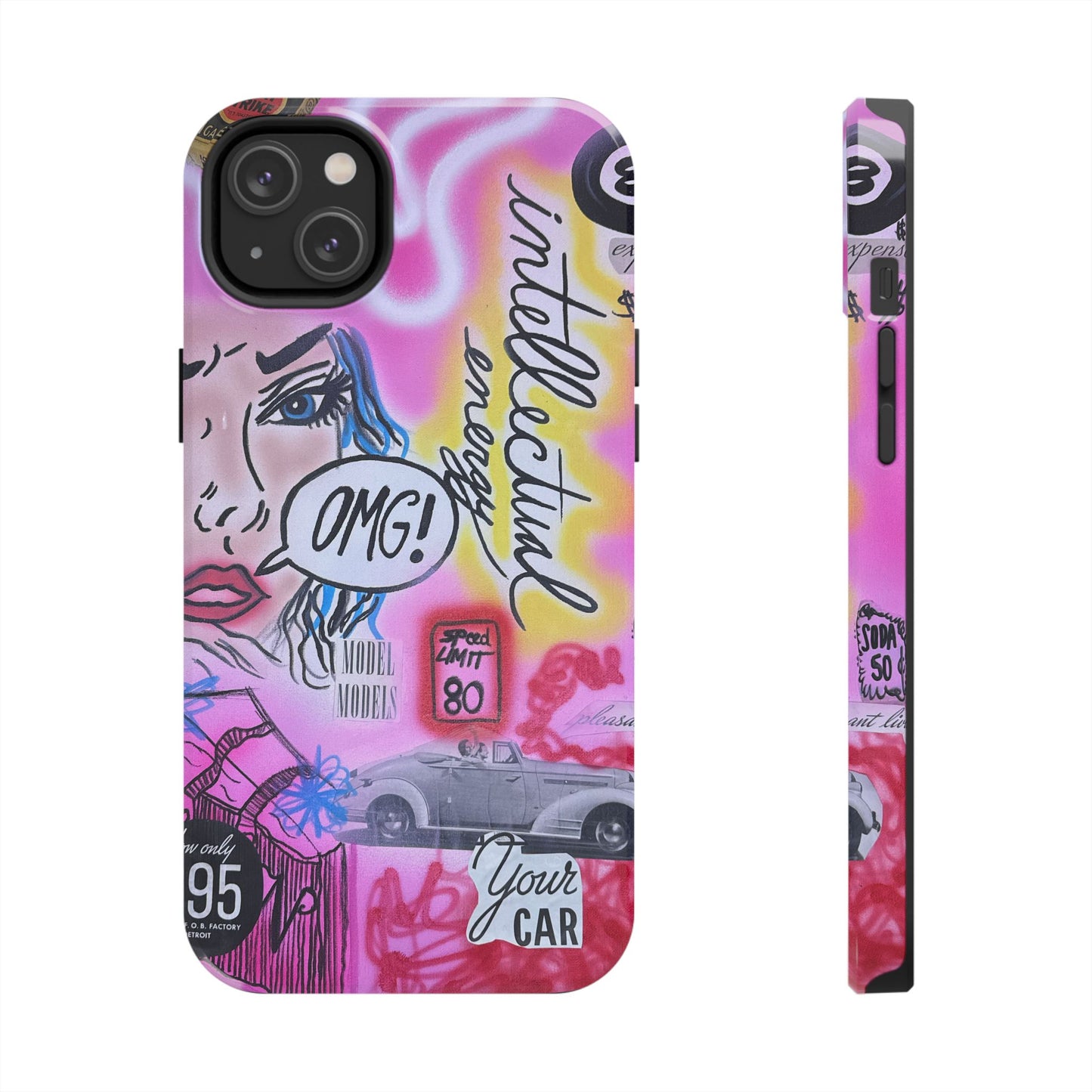 "intellectual energy" airbrush iPhone case